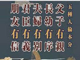 君臣父子夫婦兄弟朋友|「總論」何為「三綱五常」、「五倫」及「九屬」